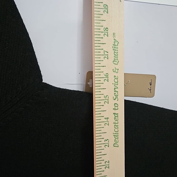 I.E. Open Belted  Long Sleeve Cardigan Sweater  Sz XL Black NWT - Picture 10 of 11